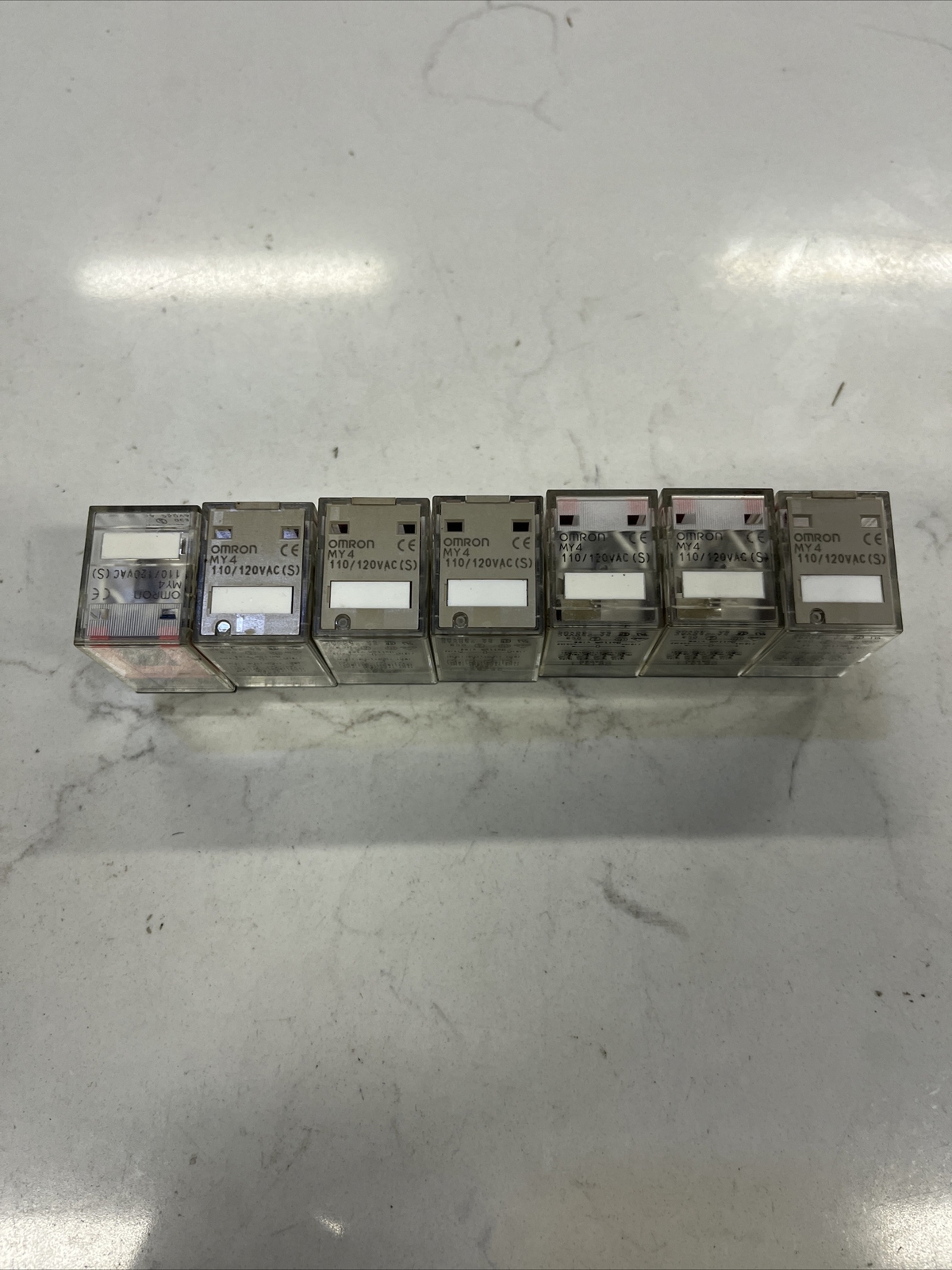 Lot of 7. Omron MY4 24VDC Relay