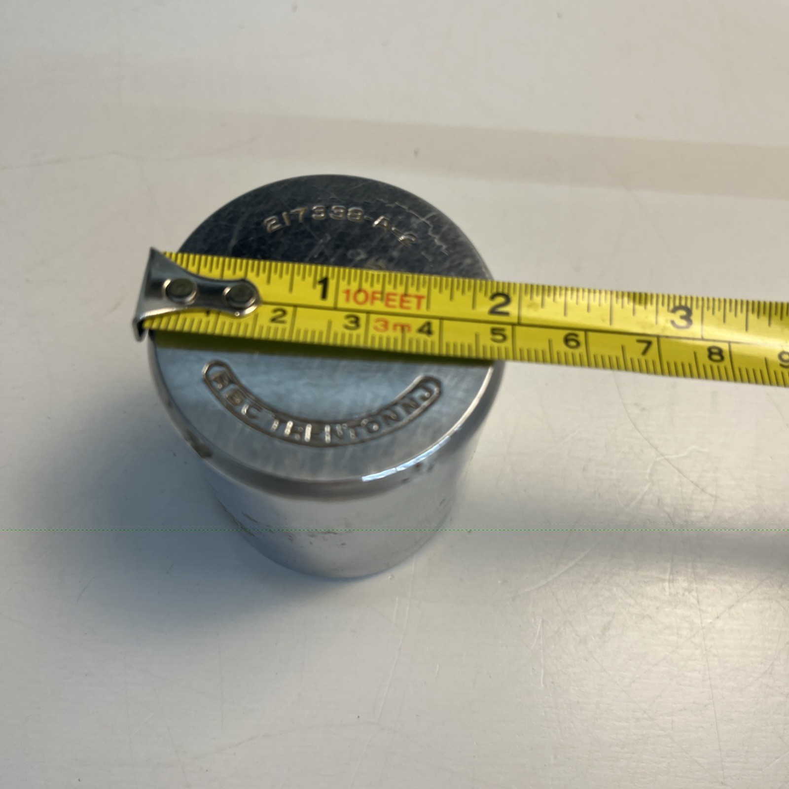 Vintage ABC Trenton NJ 217338 A2 Aluminum Cylinder Plug Industrial Component