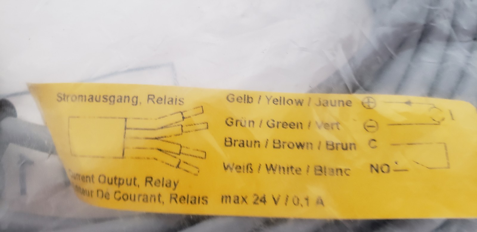 TN 1020100 CABLE, 17 AWG, 300/500 V.L. 100 M,CU,PVC, 60_07-105_00_81-03, NIB