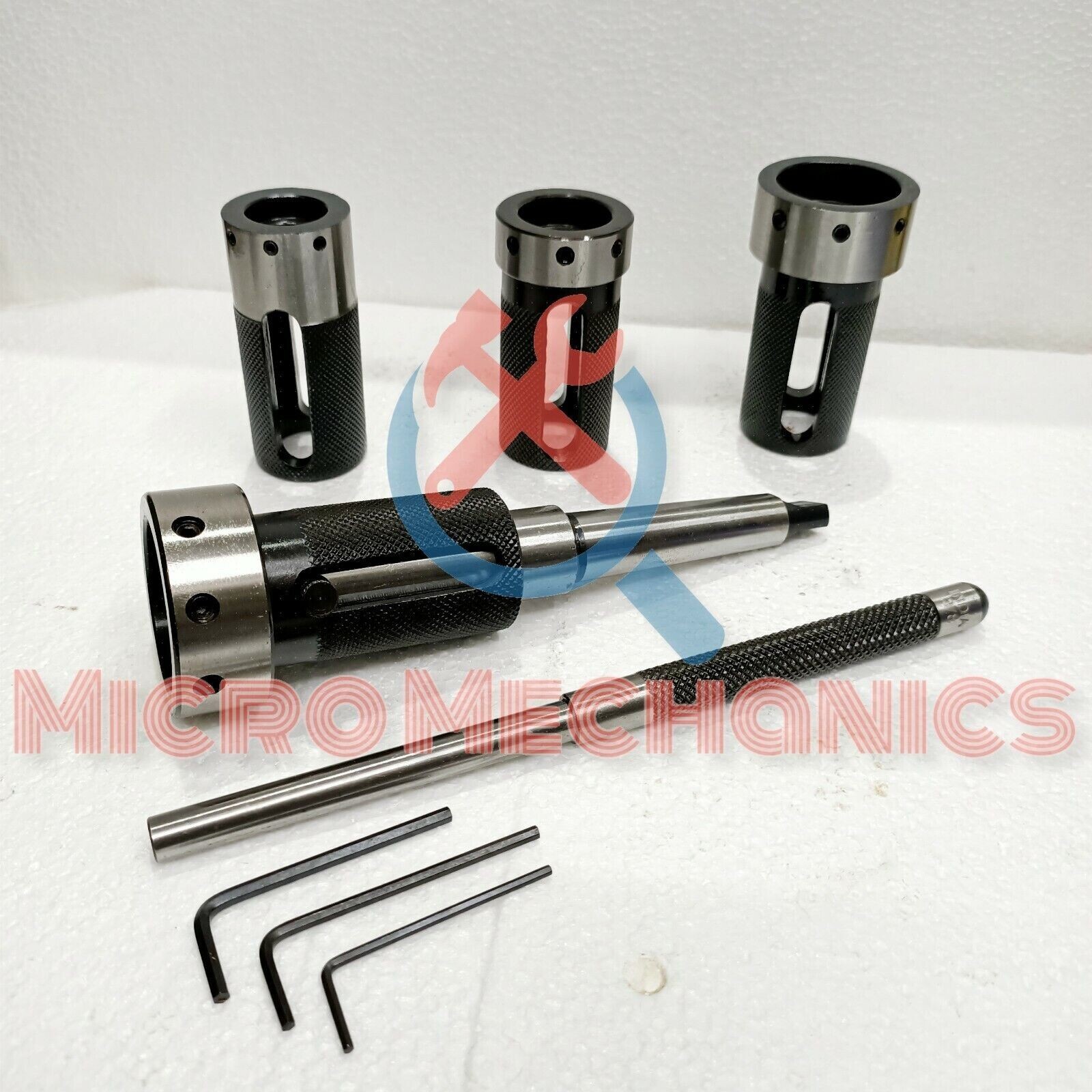 Lathe Tailstock Floating Die Holder Combo – MT3 MT2 MT1 Shanks For Imperial Dies