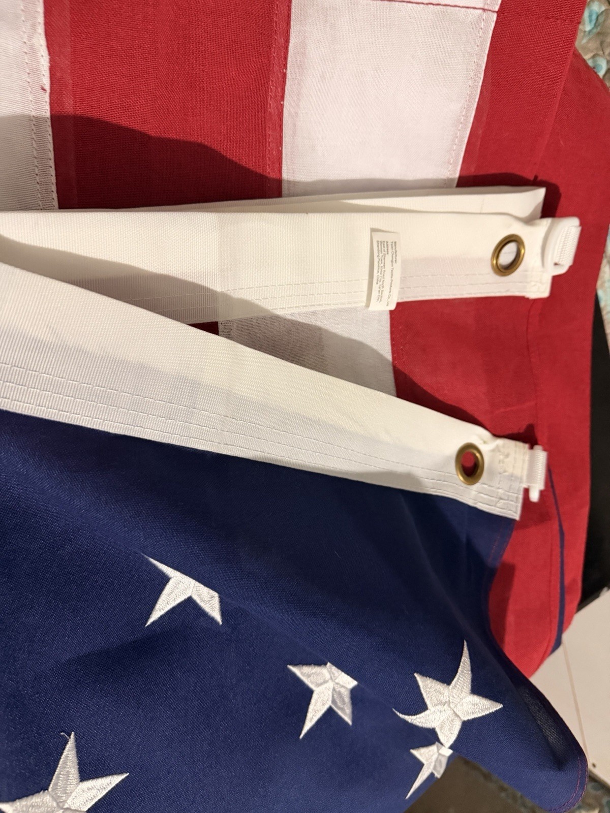 United States Flag 5’ X 8’ Embroidered Stars POLYESTER