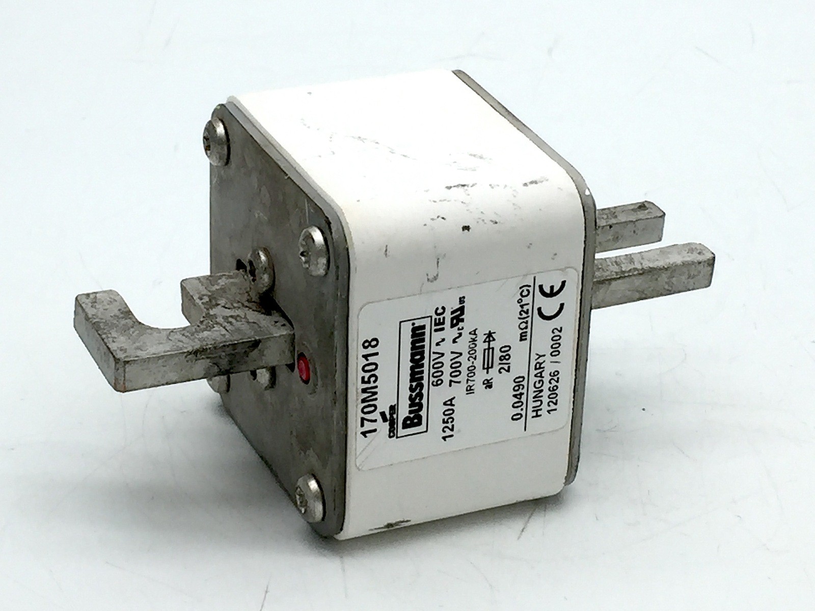 Bussmann 170M5018 Fuse 600VAC 1250A 700VAC 200kA RMS Square Body