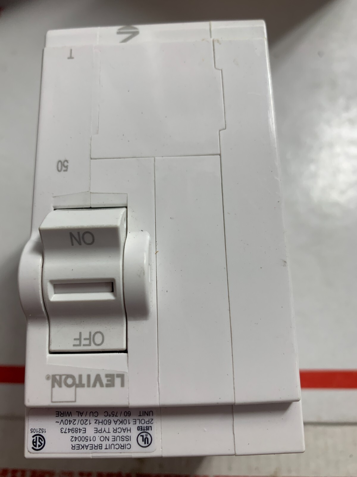LEVITON LB250-T CIRCUIT BREAKER 50A, 2-POLE
