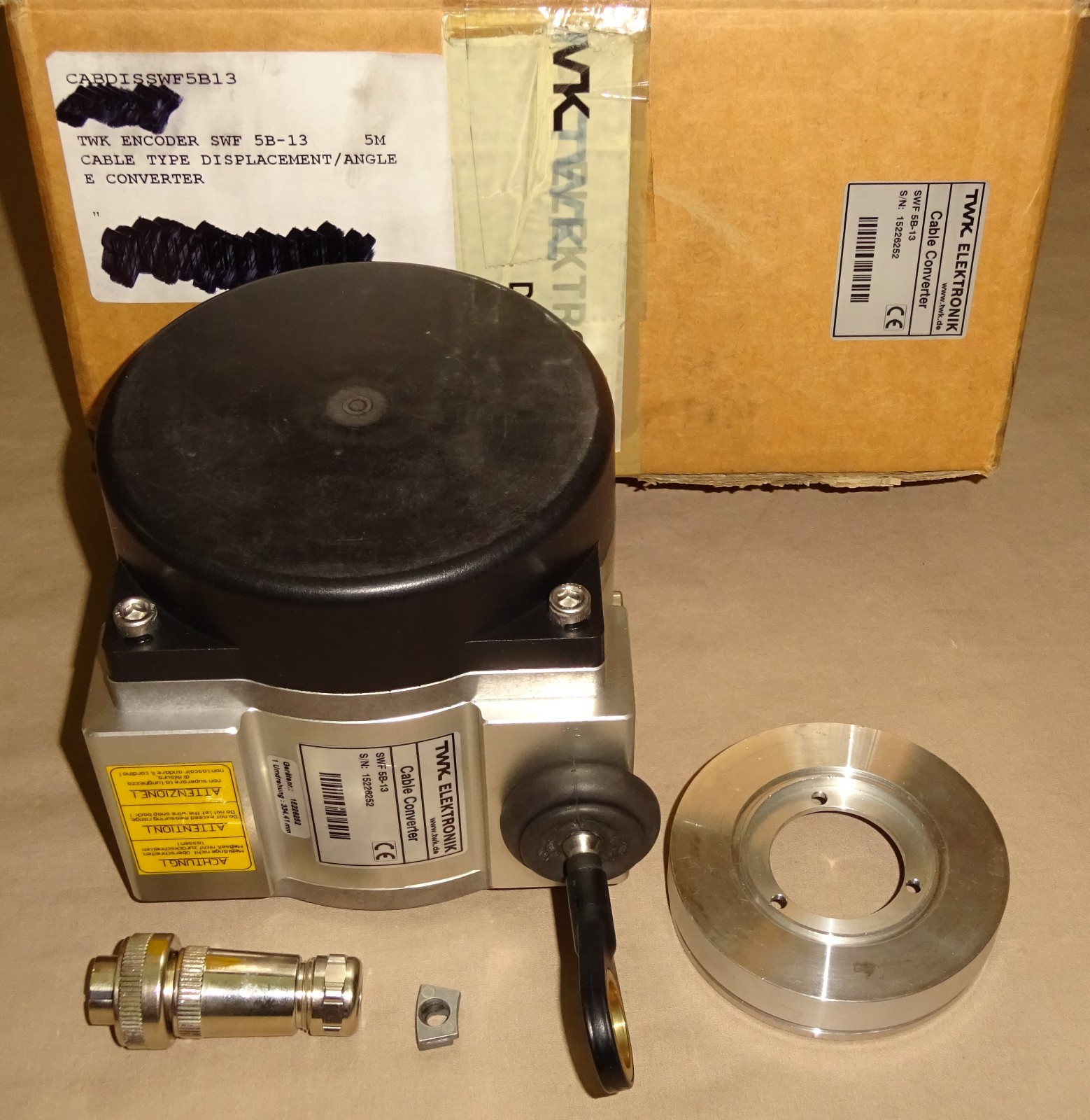 TWK Elektronik SWF 5B-13 Cable Converter Draw Wire SWF5B-13 NEW
