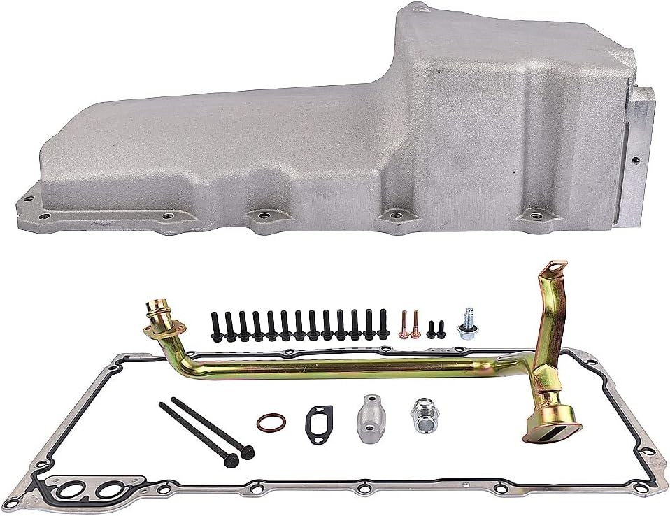 Conversion Swap Oil Pan Low Profile Retrofit Kit Satin Fits for LS1 LS2 LS3 LS6