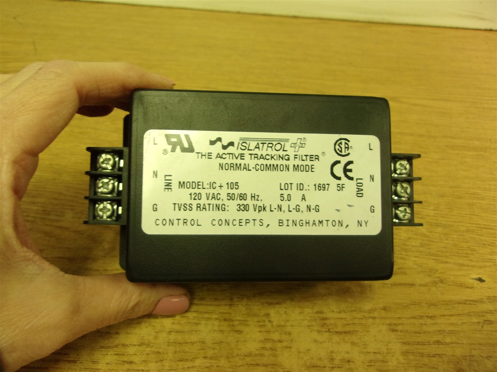 Control Concepts Isatrol ICT105 Active Tracking Filter “N” *FREE SHIPPING*