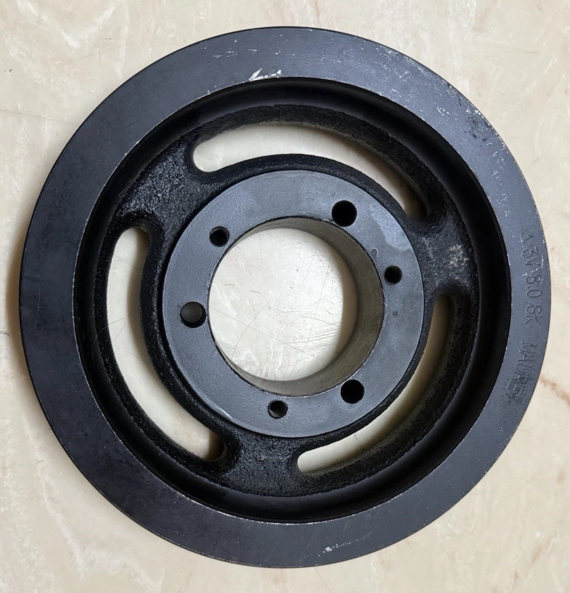Maurey variable pitch 4 -groove cast iron sheave pulley, model 43V8.0SK