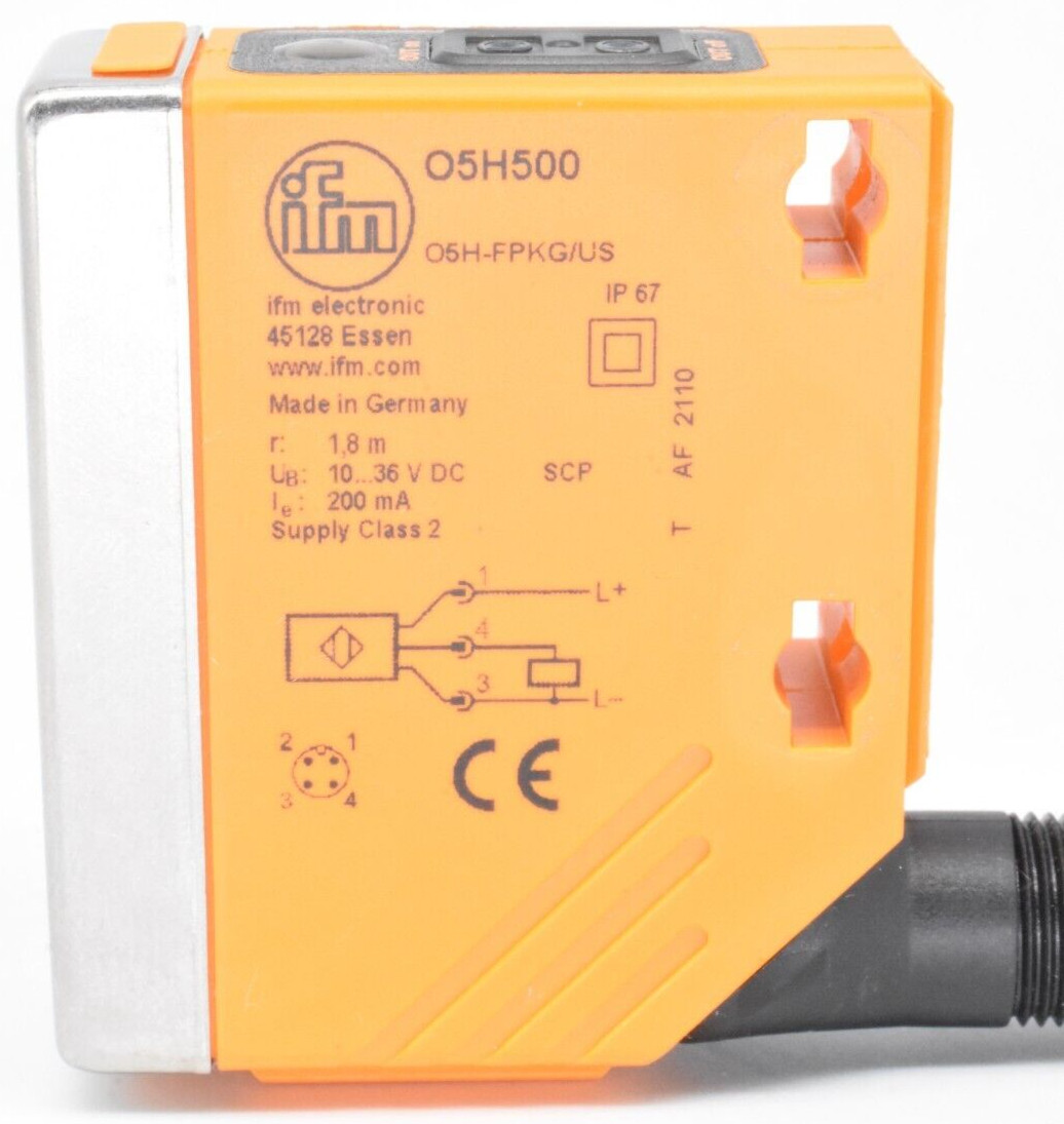 ifm O5H500 Diffuse Reflection Sensor w/Background Suppression O5H-FPKG/US