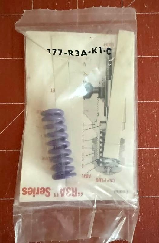 Nupro Replacement Spring R3A Series 177-R3A-K1-C