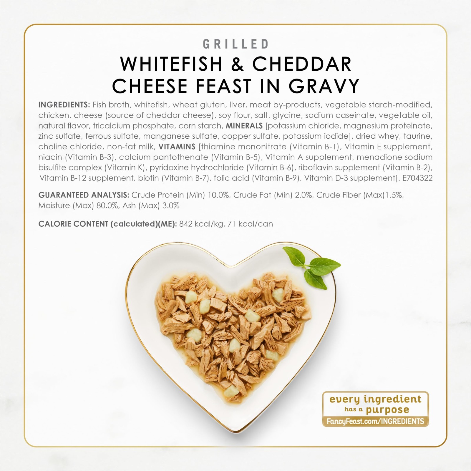 Fancy Feast Delights with Cheddar Cat Wet Food – Variety Pack,72 CT x 3 oz. Cans
