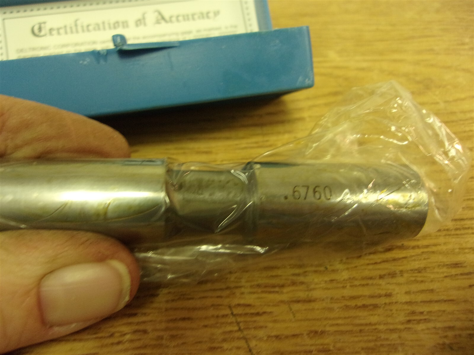 NEW Deltronic Pin Gage .6760 *FREE SHIPPING*