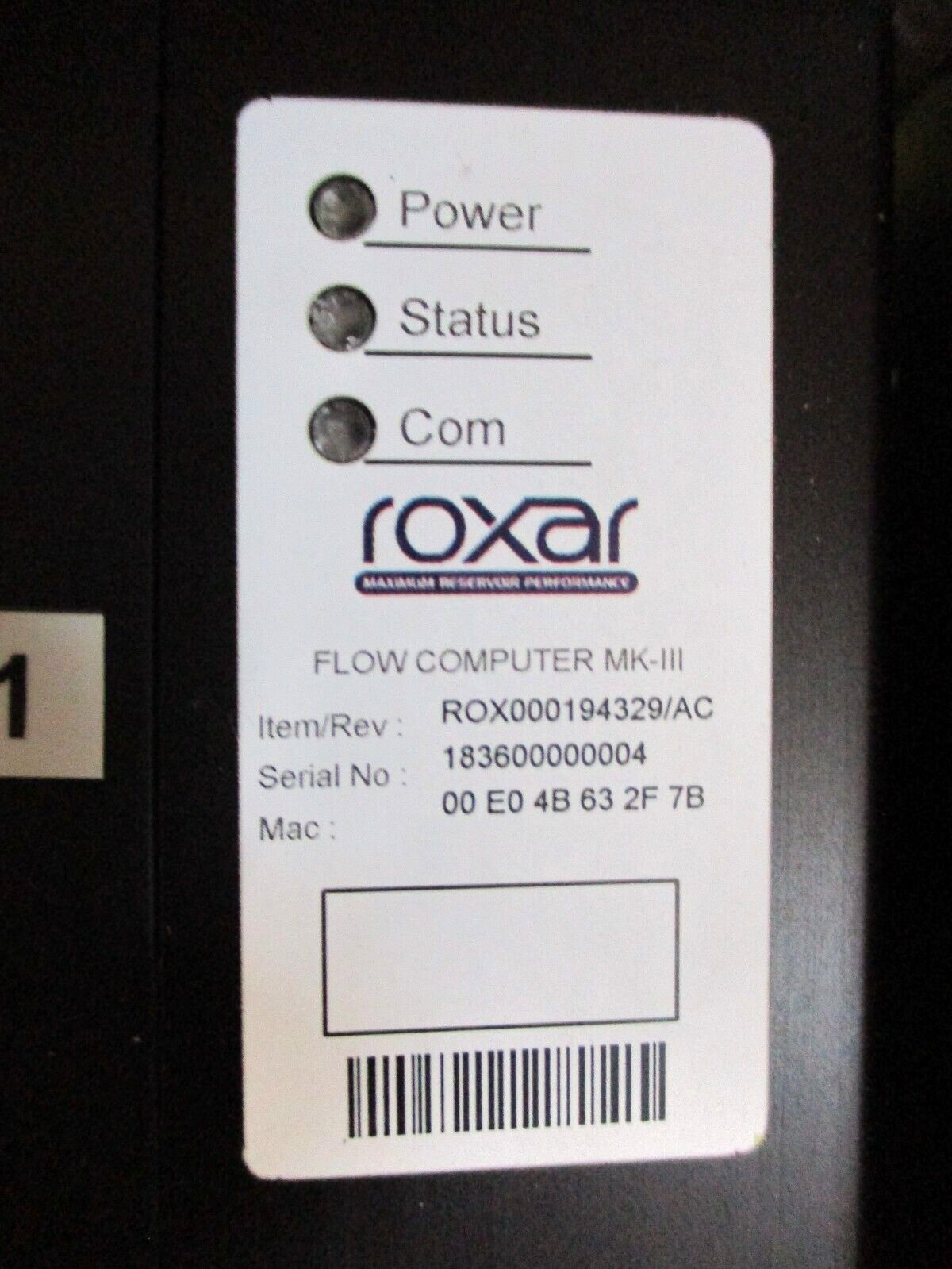 EMERSON ROXAR , MPFM2600 , MULTIPHASE FLOW METER , 2″ 600 RAISE FACE , SURPLUS