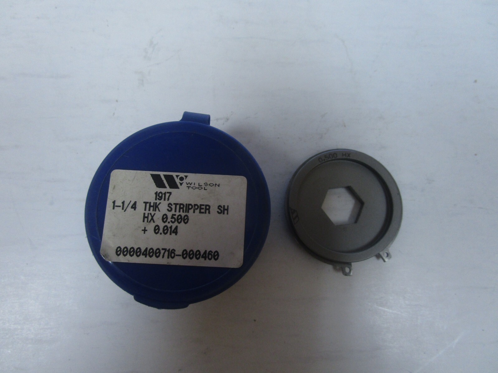 NEW WILSON TOOL 1917 1-1/4 THK STRIPPER SH HX 0.500 + 0.014