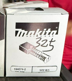 Makita CB-325 Carbon Brush Set (2 Pcs) Genuine Replacement Part 195001-2
