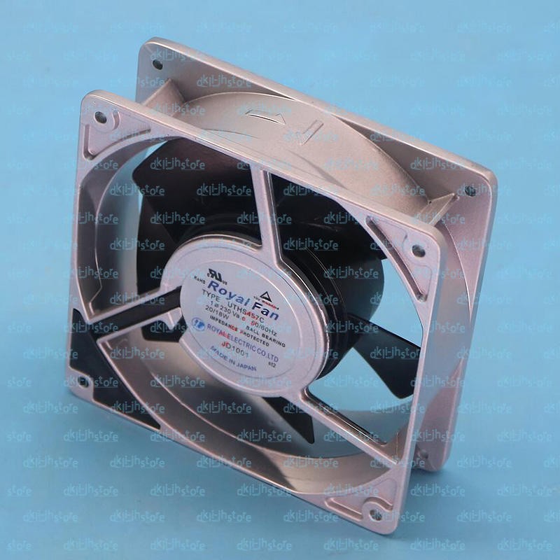 1PCS New ROYAL FAN UTHS457C Metal Cooling Fan AC 230V 20/18W