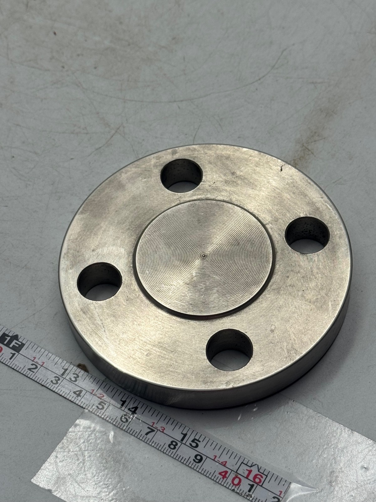 Stainless Steel Blind Flange 1 150# ANSI B16.5 F316/316L AS A182 4-Bolt Round