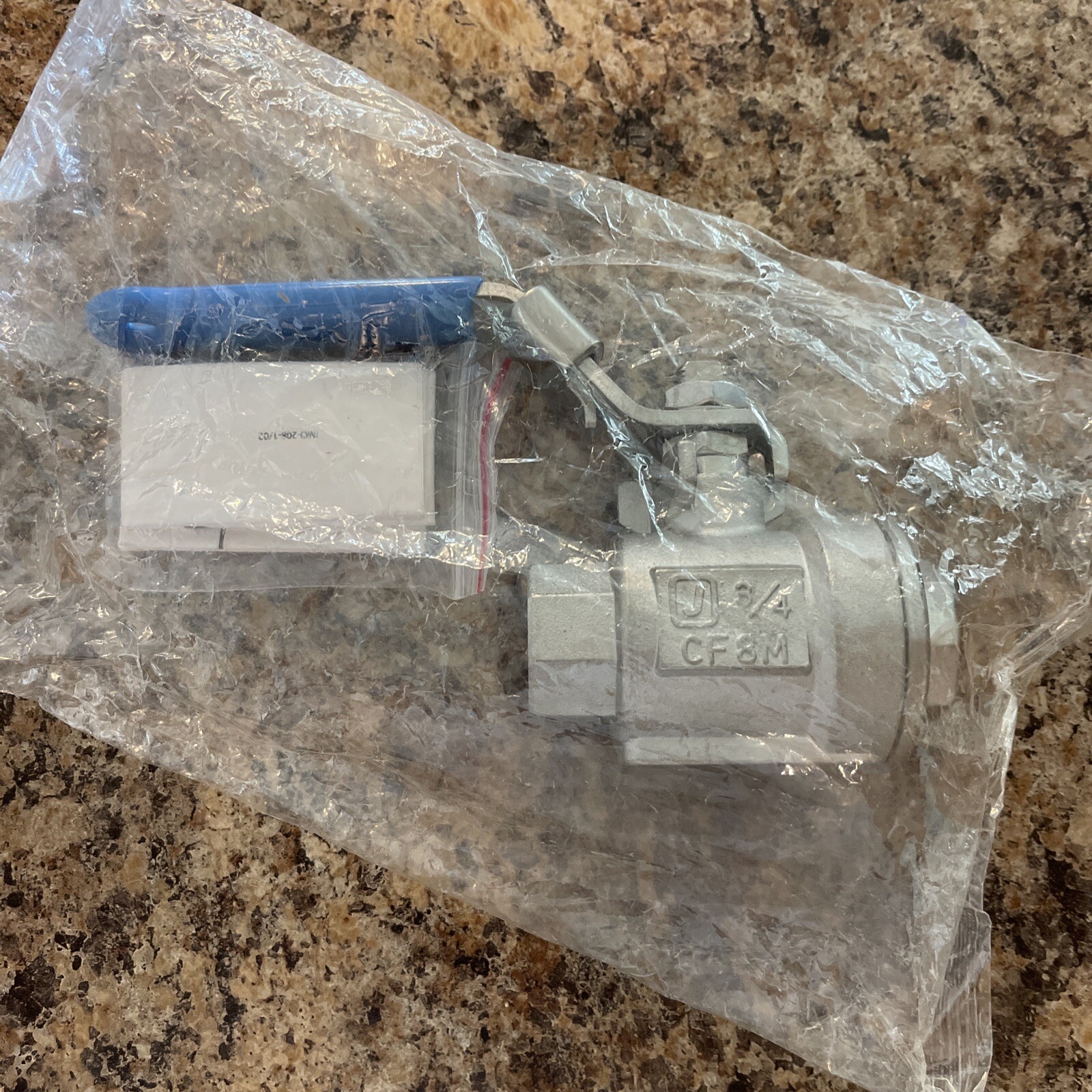 NEW In Original Package Jamesbury 3/4″ SS BALL VALVE CF8M 1000-CWP 6F3600TTB