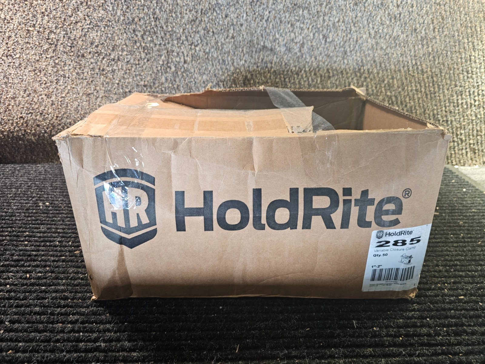 (QTY 50)HoldRite 285 Sound-Rated Variable Closure Clamp For 1″-2″ Ips Pipe Sizes
