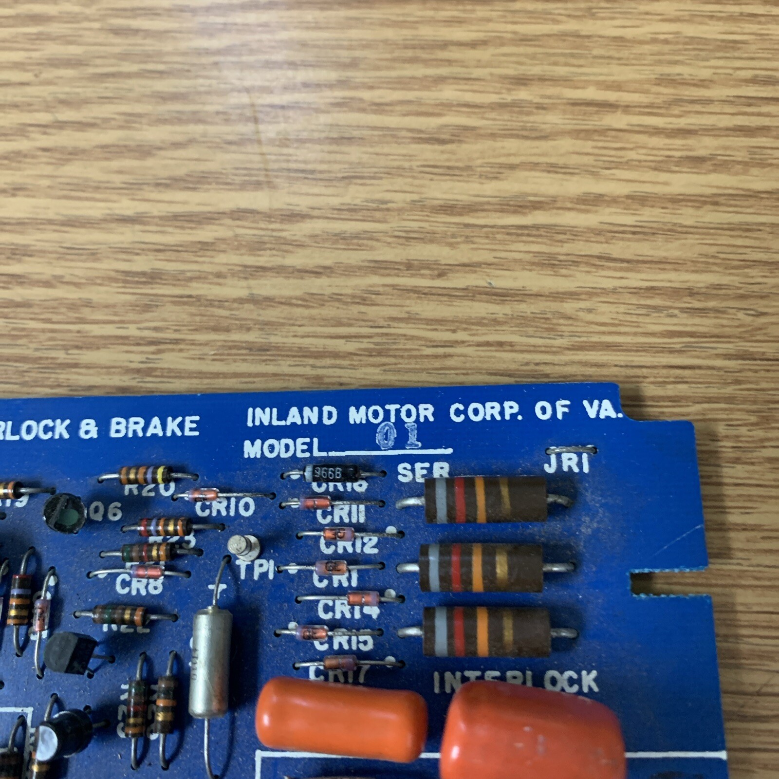 INLAND MOTOR CORP MODEL 01 INTERLOCK AND BRAKE EM-3-00 20 See Pics