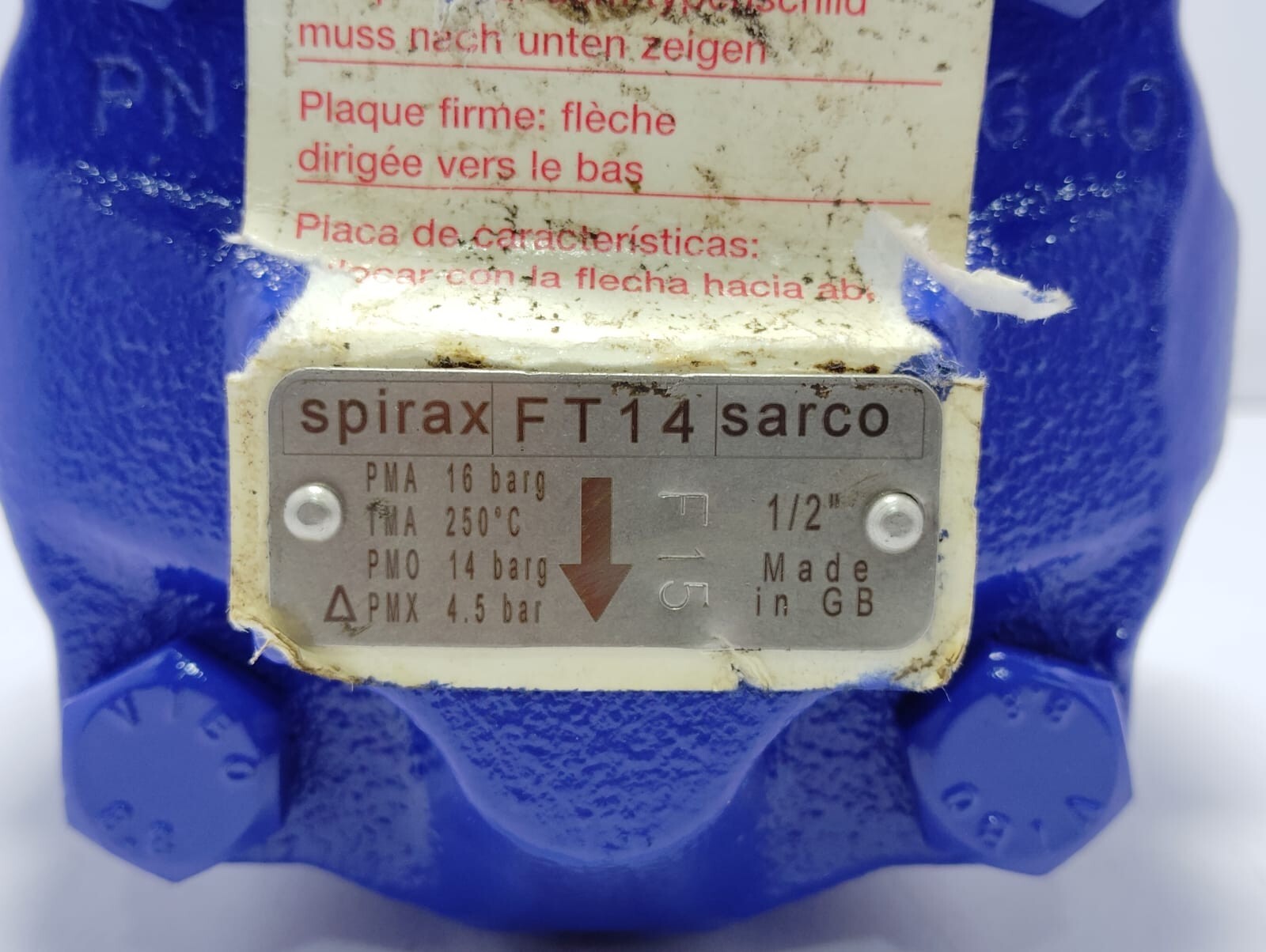 SPIRAX SARCO FT14 Ball Float Steam Trap