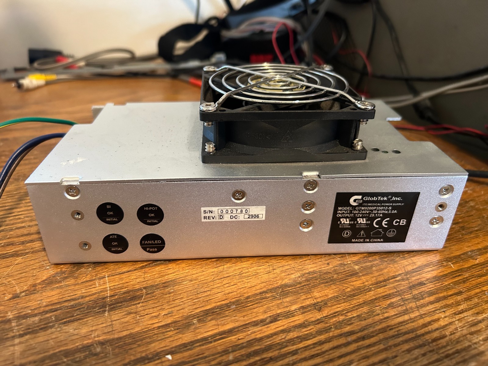 Working 12V, 29A Power Supply, GlobTek GTM9200P35012-S, 350W, from Crestron