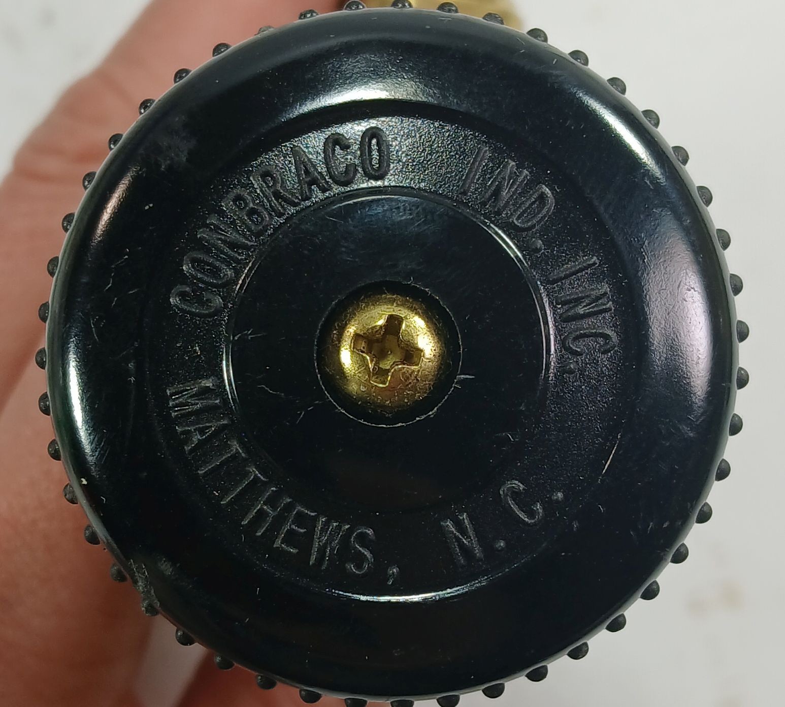 1 NEW CONBRACO 20-350 SQUARE PATTERN BRONZE WATER GAUGE NNB ***MAKE OFFER***