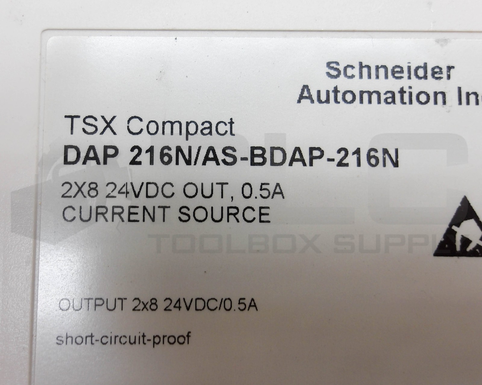 LOT OF 3 SCHNEIDER AUTOMATION DAP 216N/AS-BDAP-216N OUTPUT MODULE 24VDC