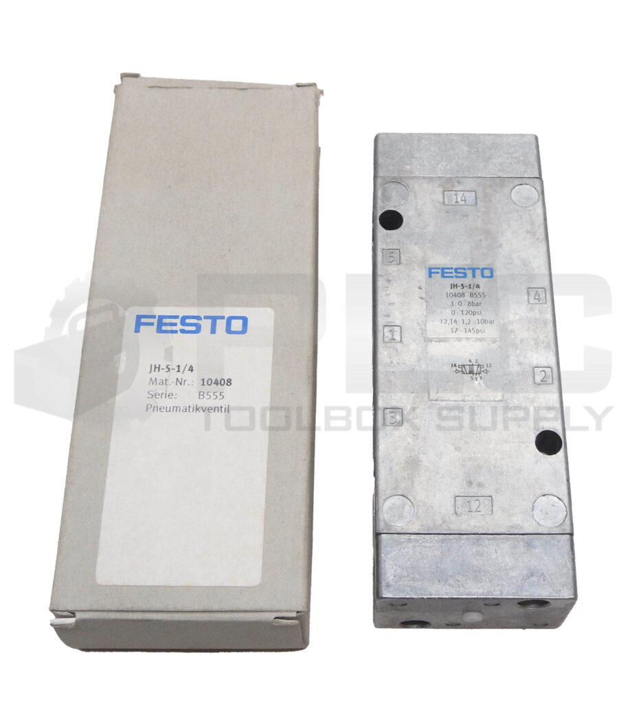 NEW FESTO JH-5-1/4 PNEUMATIC VALVE 10408