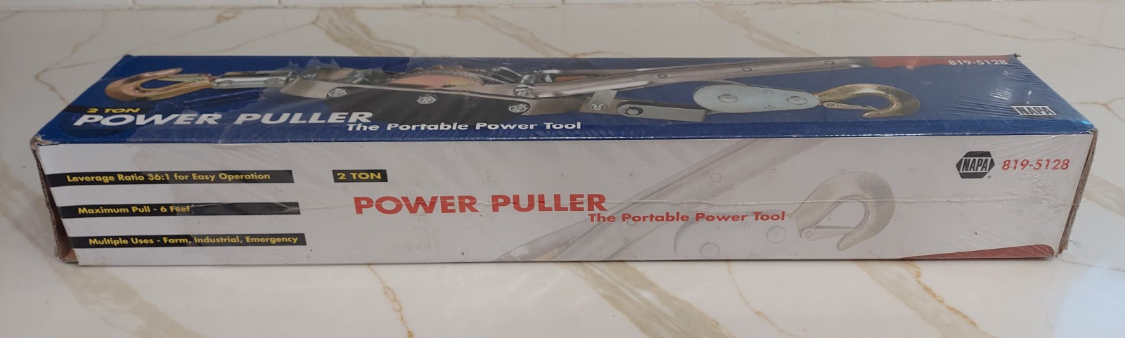 NAPA 2 Ton Power Puller 819-5128, 6′ Max Pull, NEW IN BOX powrpull come along