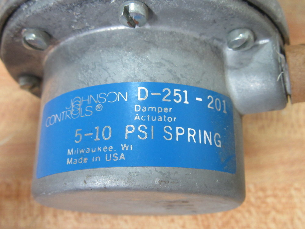 Johnson Controls D-251-201 Damper Actuator D251201