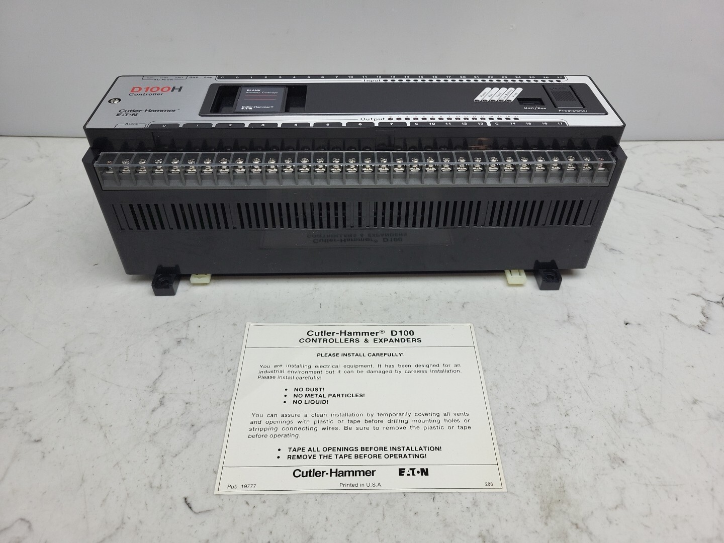 Eaton Cutler-Hammer D100CD40H 40 I/O High Speed Controller 24 Inputs 16 Outputs