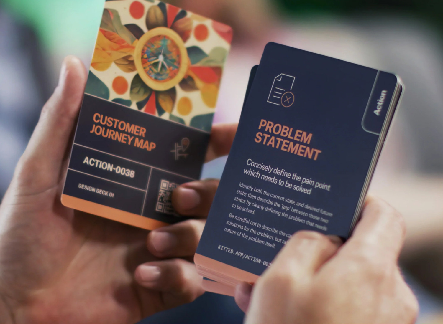 Kitted Professional Development Cards Design Thinking Tools – Insights Deck 01