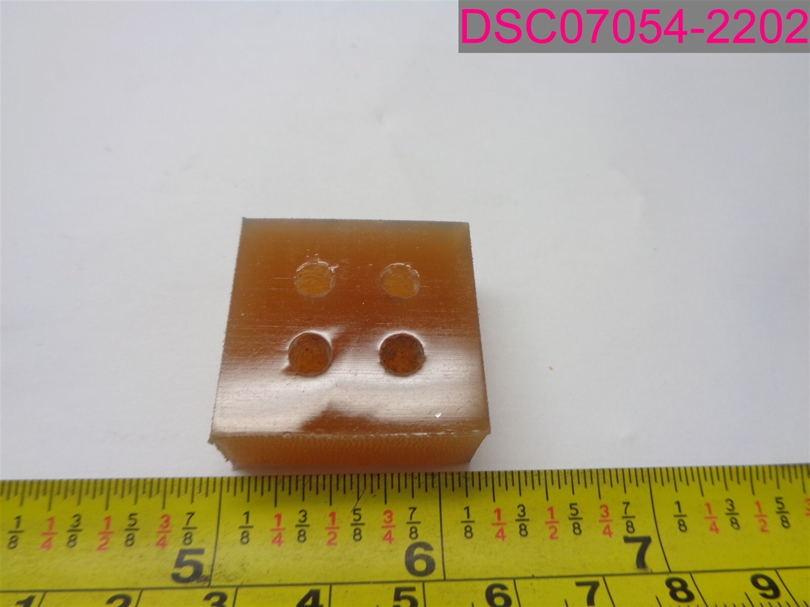3 Pcs; BDE-04-39, 1-1/8″ x 1-1/8″ x 1/2″