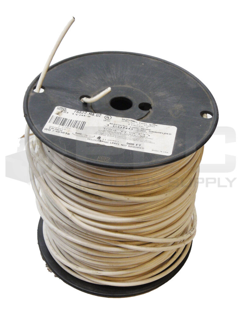 NEW CAROL 76822.R8.02 MACHINE TOOL WIRE APPROX 400′ WHITE