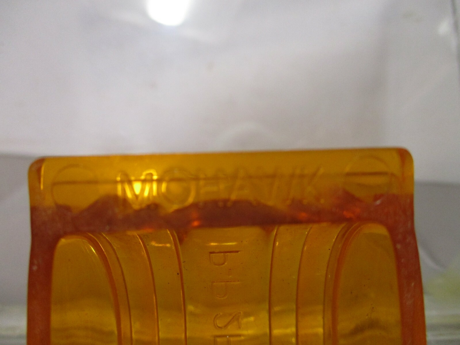 Mohawk P-P 2PC75 2-3/8″ x 1-3/4″ Rectangle Amber Dome Light Lamp Lens