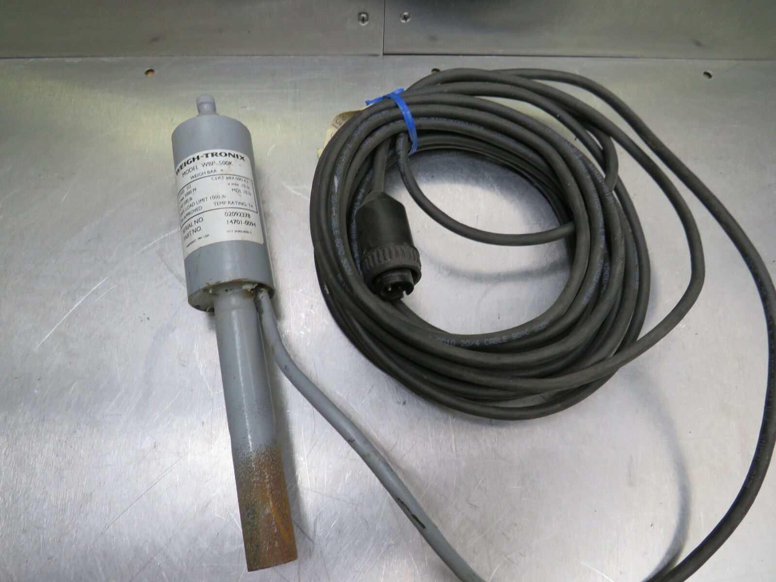 Weigh-Tronix Model WBP-.500K Weigh Bar