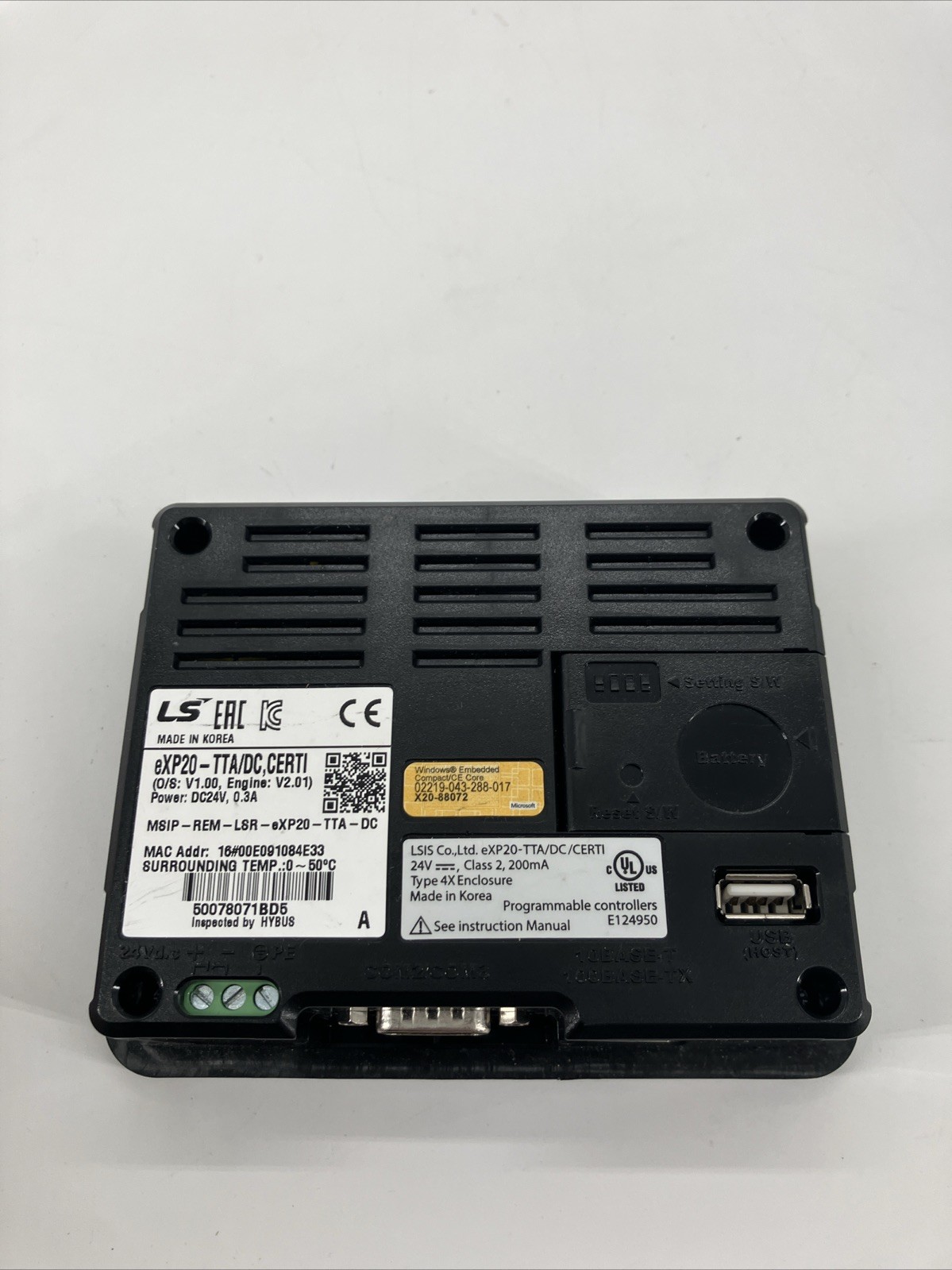 LS ELECTRIC EXP20-TTA/DC CERTI(NL) Ships Fast