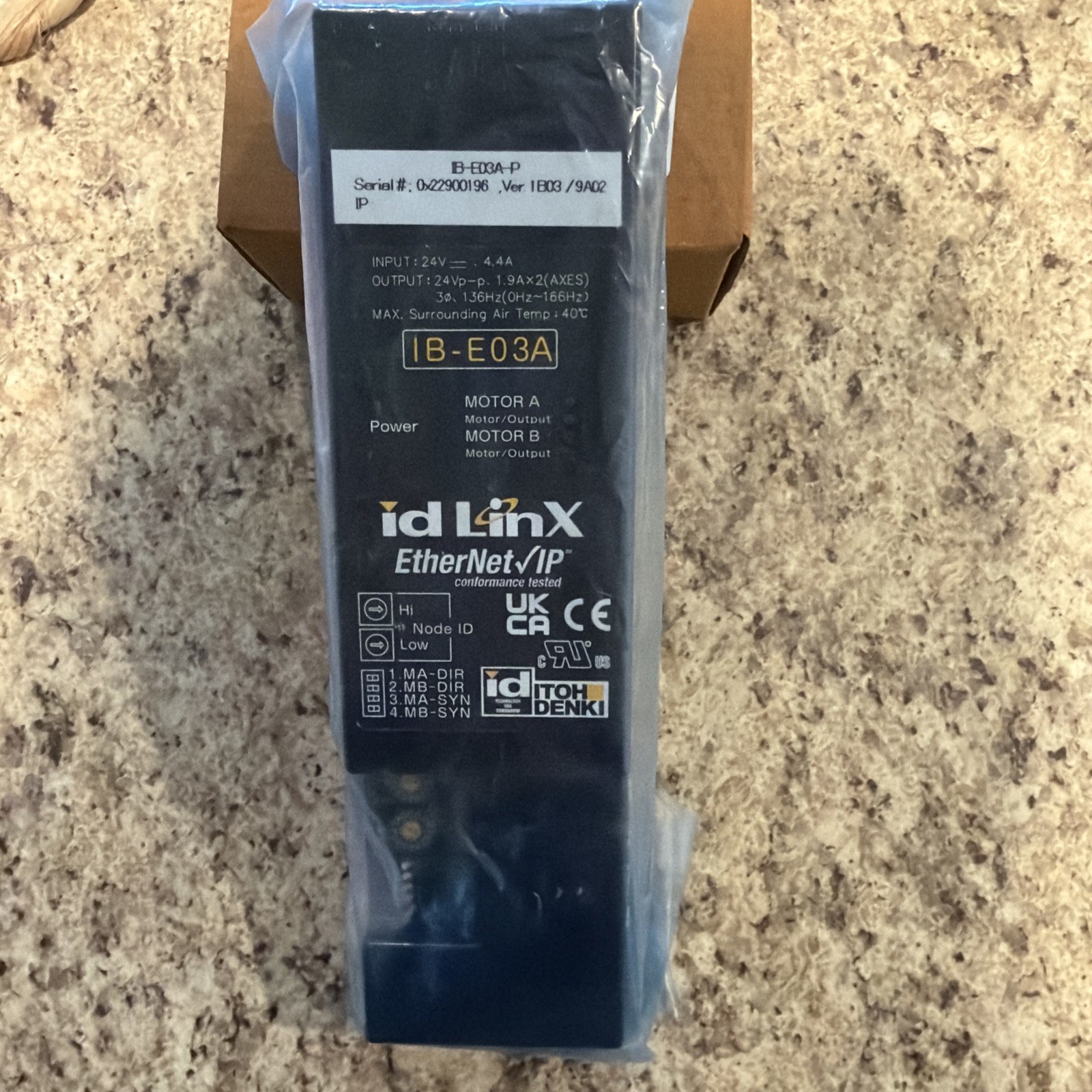 ID LINX IB-E03B-P 24V 4.4A NSNP