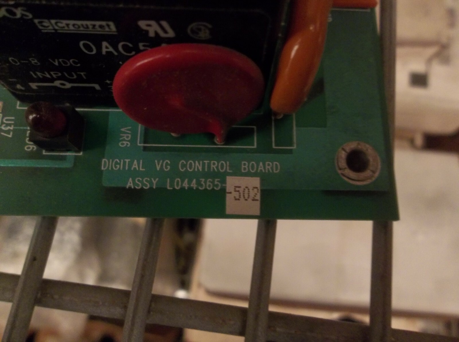 BUTLER AUTOMATIC LOGIC DIGITAL VG CONTROL BOARD L044365, L044365-501