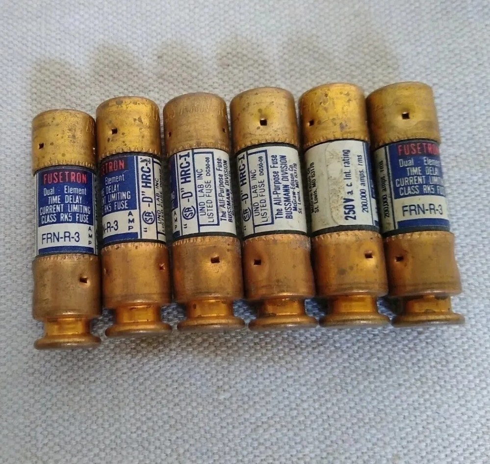 Fusetron Fuses FRN-R-3 Dual-Element HRC-I 250v PACK OF 16