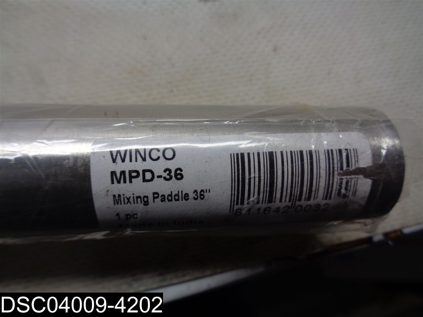 MPD-36 Winco 36″ Stainless Steel Mixing Paddle 811642003249
