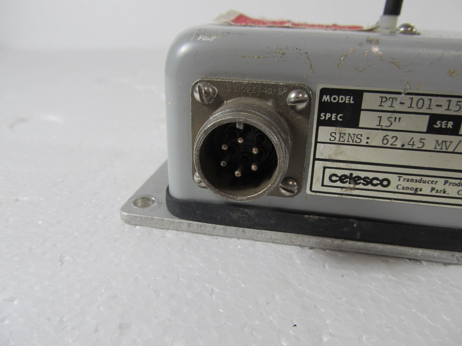 Celesco PT-101-15A Cable Extension Position Transducer