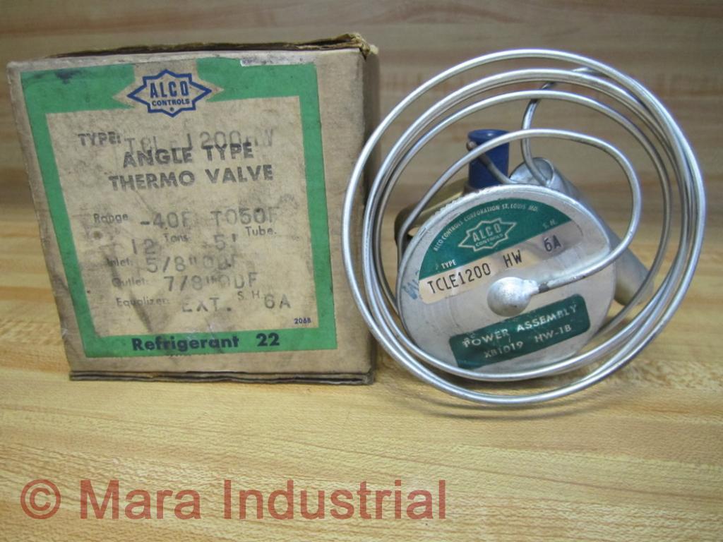 Alco TCLE 1200 Angle Type Thermo Valve Type TCLE1200HW Missing Pieces
