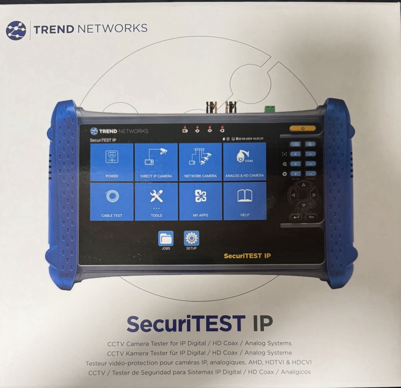 TREND Networks ST-171000 SecuriTEST IP Digit/Analog/HD Coax CCTV Tester