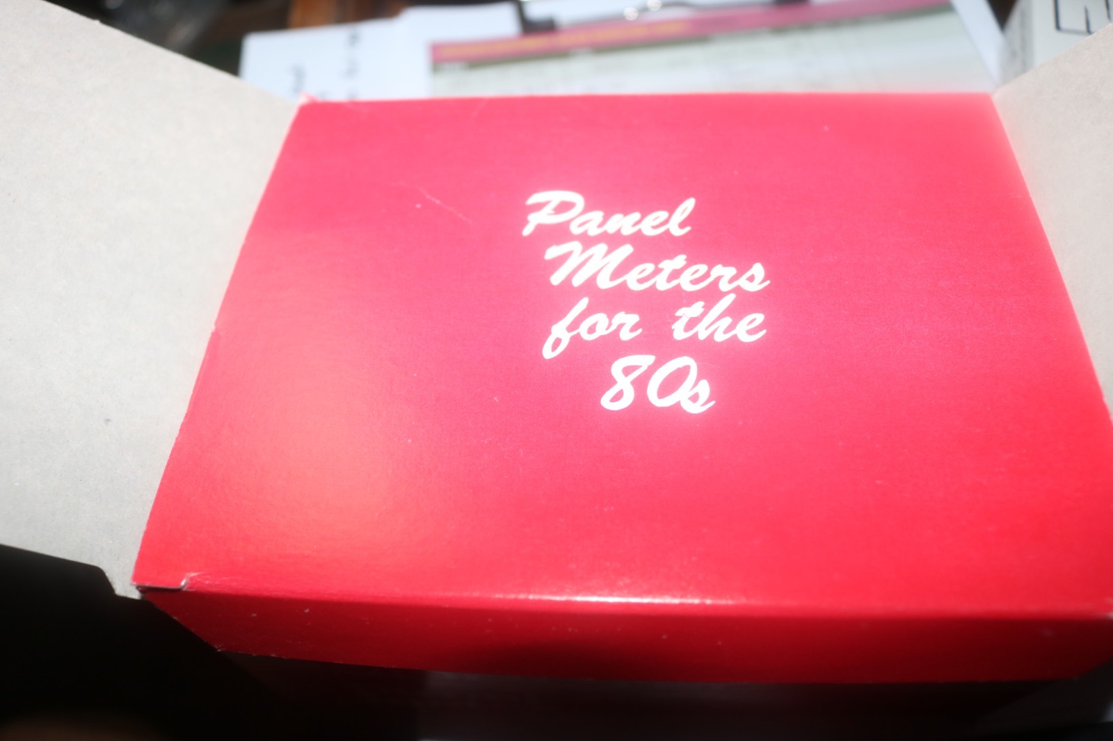 NOS Modutec panel mount DC milliamperes panel mount gauge 4Ba3DMA300M A1
