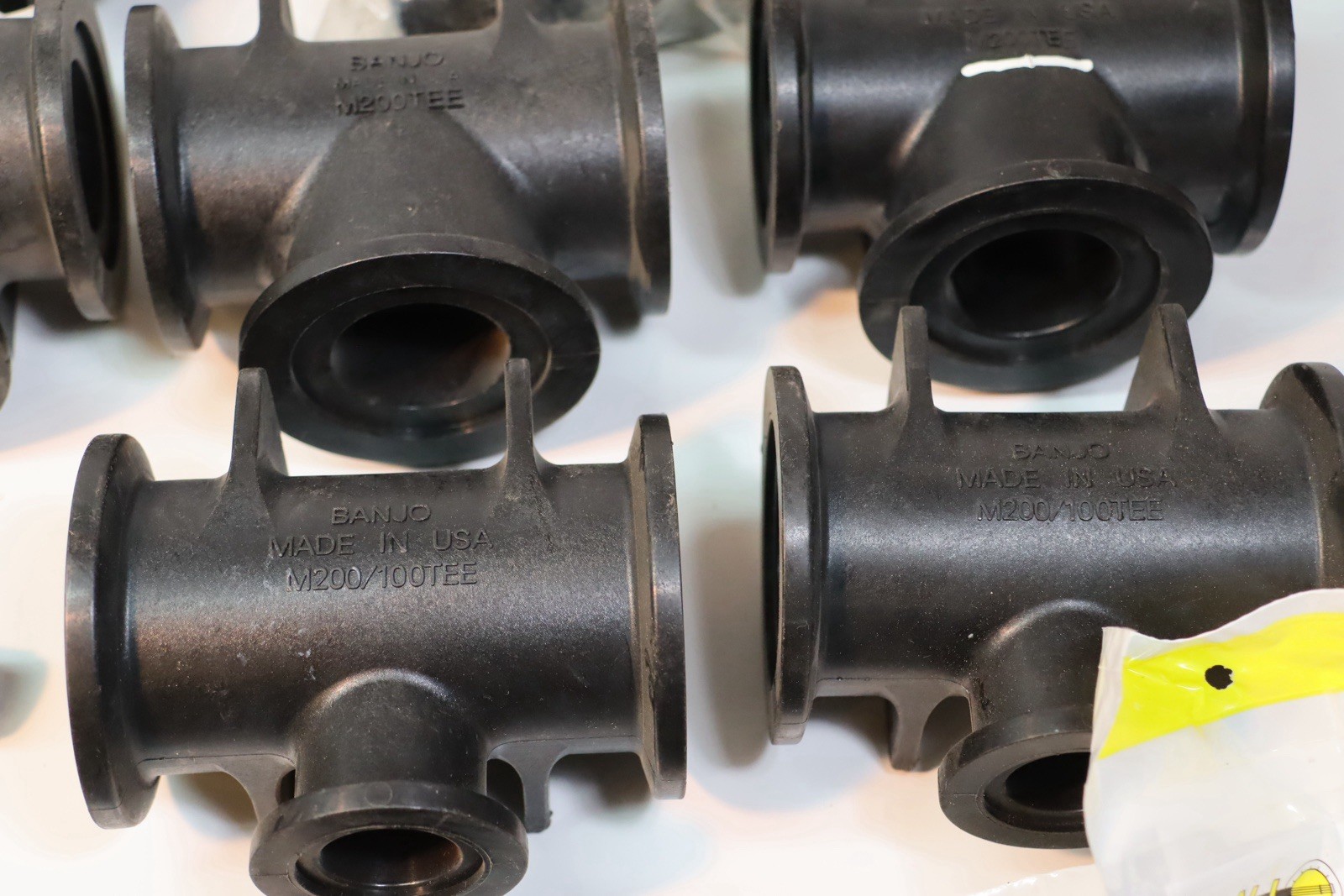 Lot Of Banjo Fittings M200/100 M200 TEE M200/125mpt Clamps/Gaskets 150G LS075-20