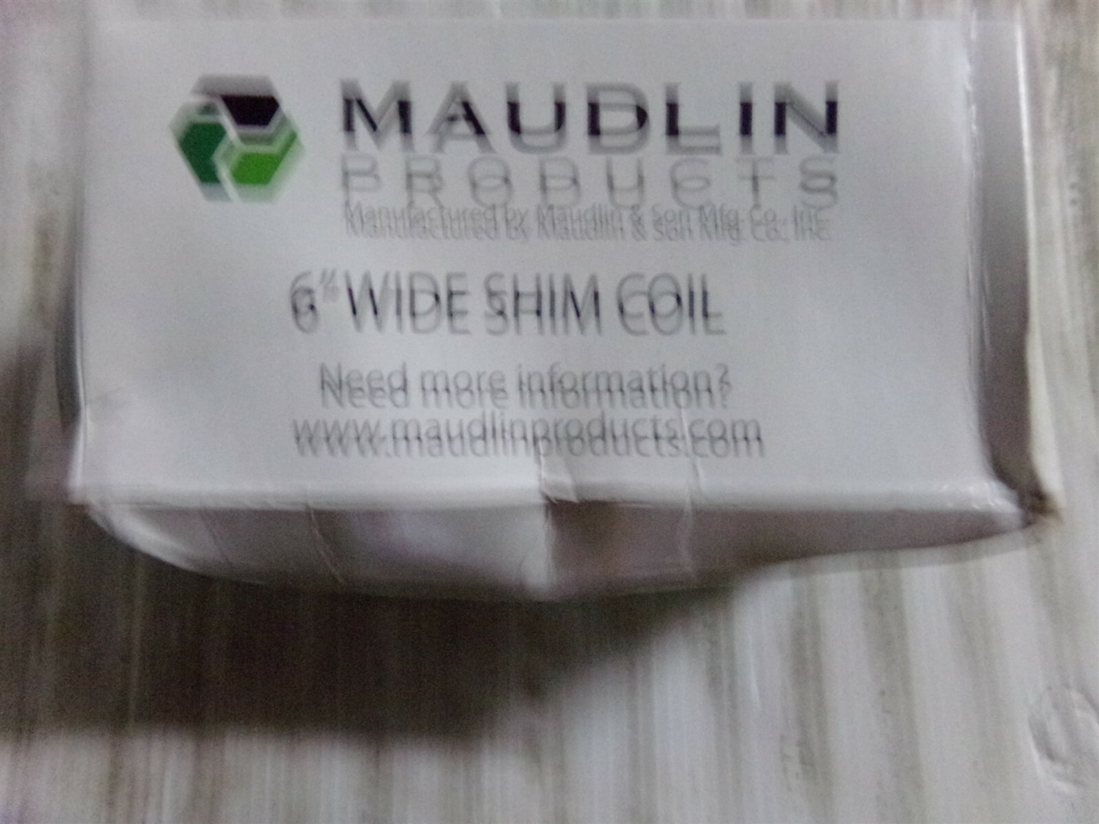 NEW Maudlin Products 2NZZ6 EA-1 001-6-1000 Shim Roll *FREE SHIPPING*