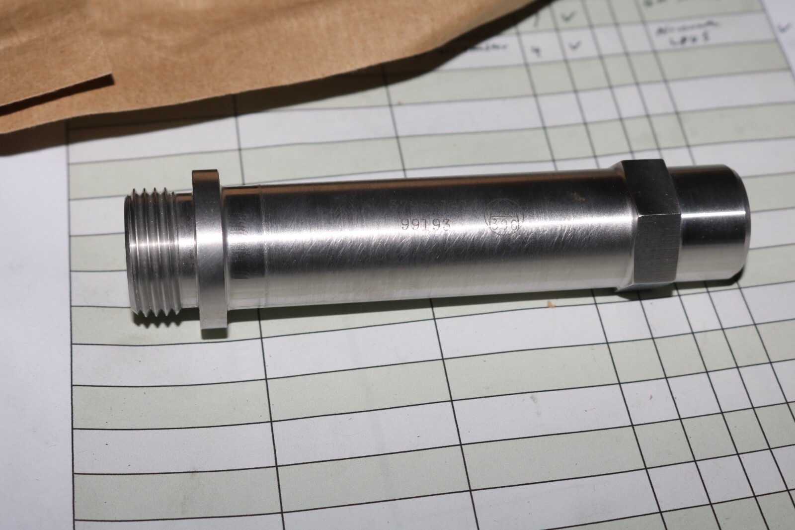 NOS Airesearch PPU85-5 power unit oil transfer tube 379531-1 2835-00-069-7486