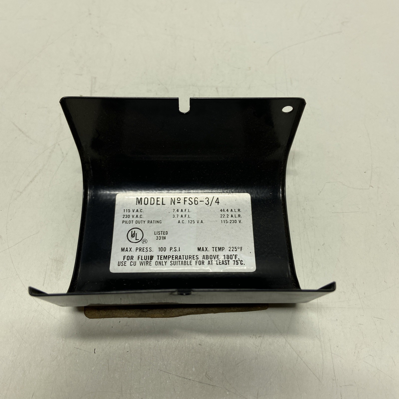 ITT MCDONNELL & MILLER FS6-3/4 FLOW SWITCH (JUST THE TOP)