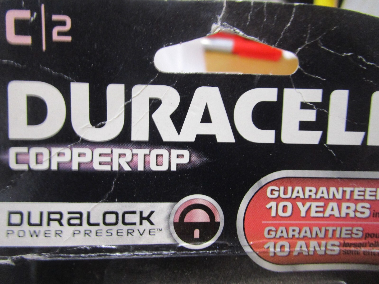 C Cell Size 1.5V MN1400B2Z Duracell® Coppertop® Alkaline Battery QTY 4